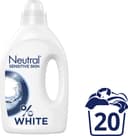 Neutral vloeibaar wasmiddel witte was - 20 wasbeurten