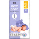 Etos Luiers Newborn Maat 1 2-5 kg Mid Pack 48 stuks